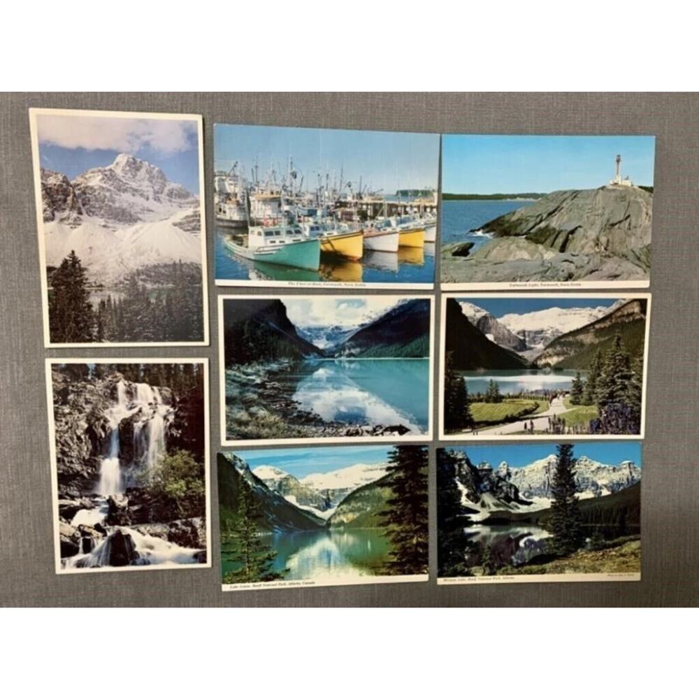Vintage Banff National Park Canada Postcards LOT of 8